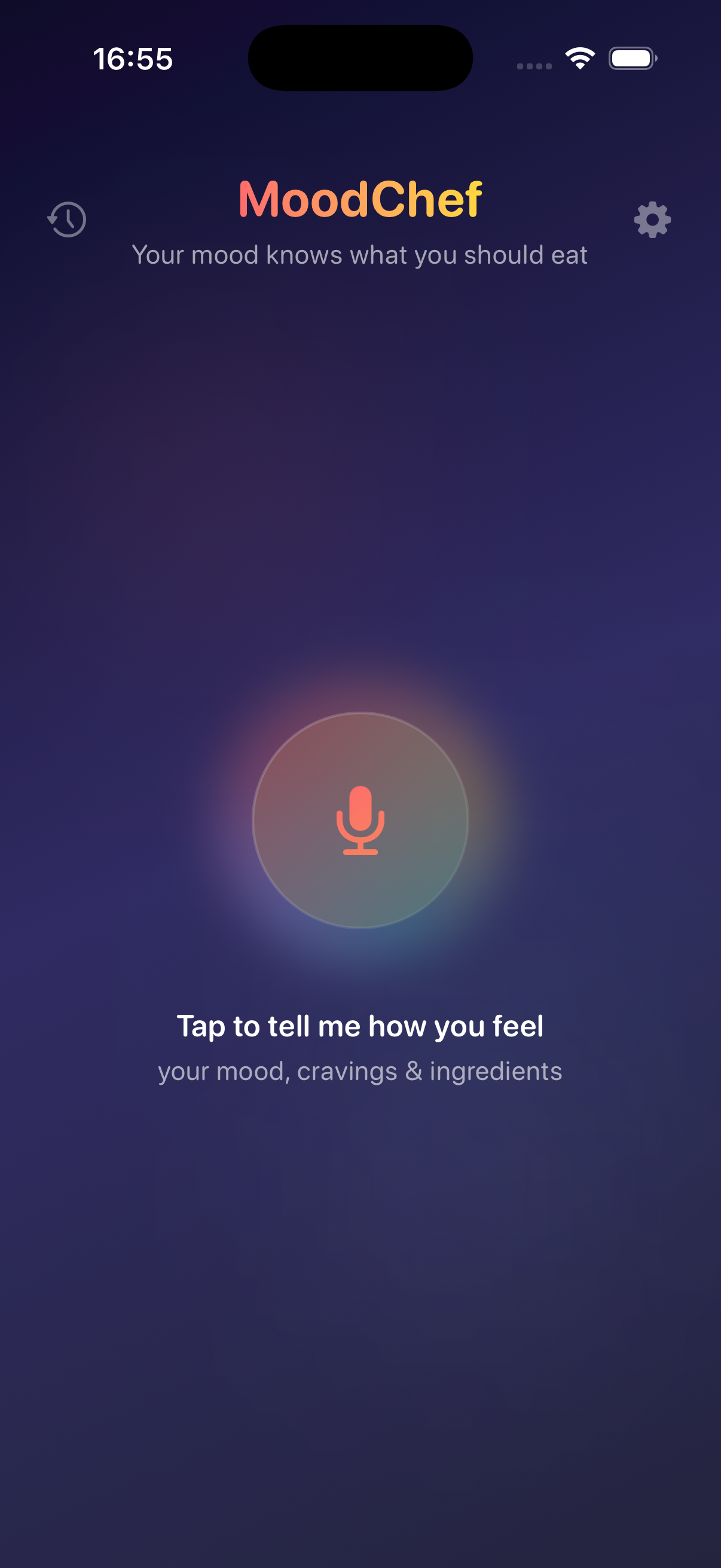 MoodChef Voice Interface